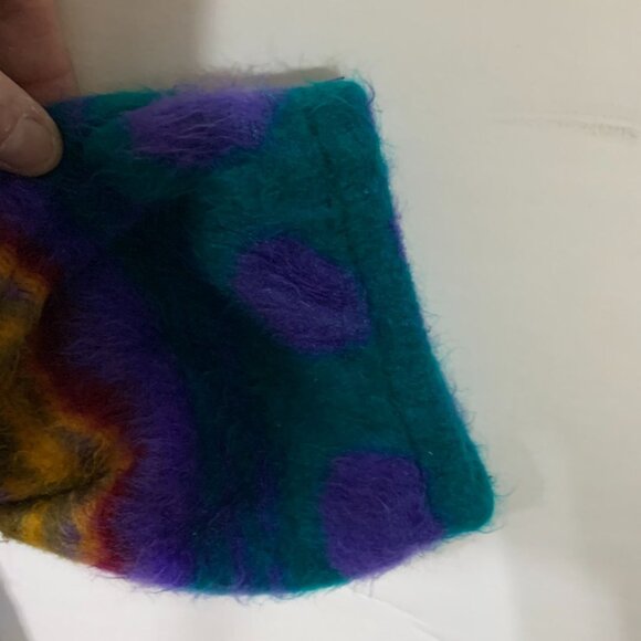 Jeans Wear Vintage Aztec Print Pullover, Hood, 1/4 Zip, 90s Indie Size Medium - Picture 9 of 16